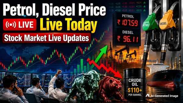 Petrol, Diesel Price/ Stock Market  Live: Sensex Jumps 386 Pts, Nifty Above 100 Pts Despite Fuel Price Crossing Rs 111; Nifty IT Leads Rally