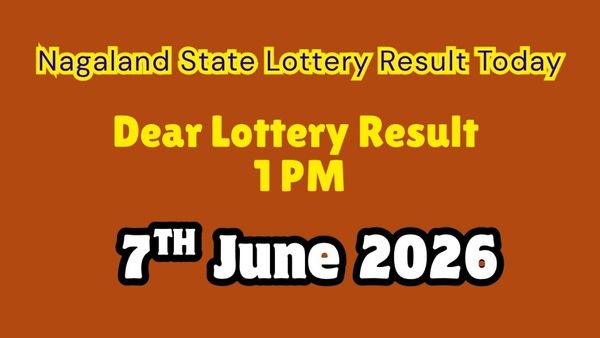 Nagaland Sambad Lottery Result 07-06-2026 LIVE: Dear Sunday Winner List OUT; Check 1st Prize Winner