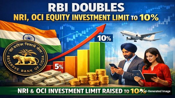 RBI Doubles NRI, OCI Equity Investment Limit to 10%