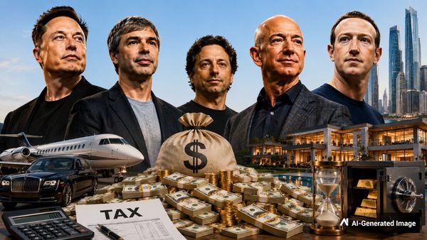 Buy, Borrow, Die: What Elon Musk, Jeff Bezos and the World's Richest Actually Pay In Tax?