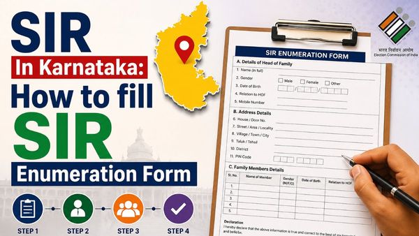 SIR In Karnataka: How To Fill SIR Form Online?Step by Step Guide To Submit Your Enumeration Form