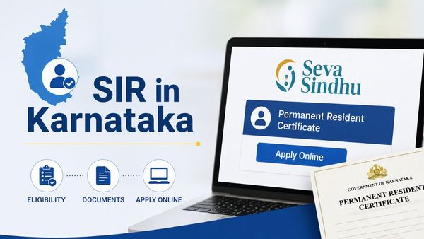 SIR in Karnataka: How to Apply for Permanent Resident Certificate via Seva Sindhu; Check Eligibility