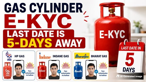 Gas Cylinder E-KYC Date: How To Do LPG Biometric Aadhaar Authentication Of Indane, HP, Bharat Gas