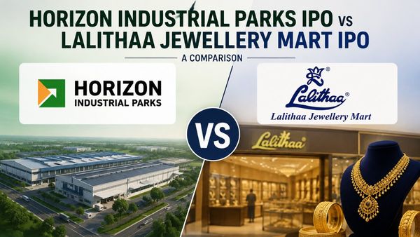 Horizon Industrial Parks IPO vs Lalithaa Jewellery Mart IPO: Day 1 Subscription Status & GMP Compare