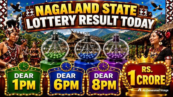 Nagaland State Lottery Sambad 17.8.2026 Today 1PM, 6PM & 8PM: Lottery Sambad Live; Full Winners List