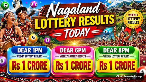 Nagaland Dear Lottery Result Today 15.8.2026 1 PM 6 PM 8 PM | Lottery Sambad Live; Winners List Here