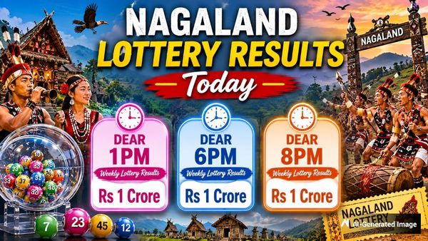 Nagaland Dear Lottery Result Today 25.8.2026 1 PM 6 PM 8 PM | Lottery Sambad LIVE: Full Winners List