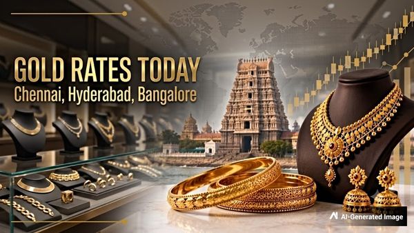 Gold Rates In Chennai vs Bangalore vs Hyderabad: Rs 25,600 Crash Today, 24K, 22K, 18K Gold Prices