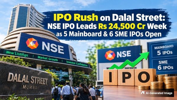 IPO Rush on Dalal Street: NSE IPO Leads Rs 24,500 Cr Week as 5 Mainboard & 6 SME IPOs Open
