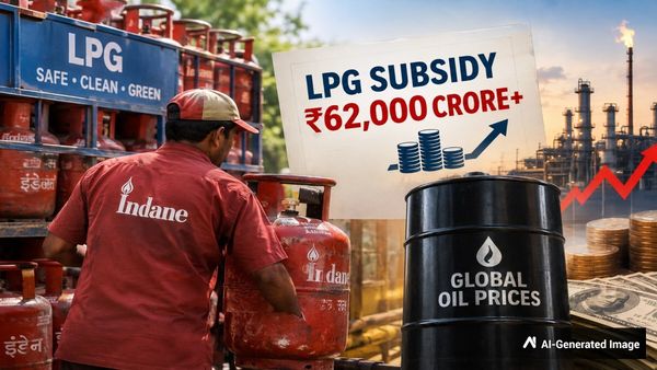 India’s LPG Subsidy Burden Crosses Rs 62,000 Crore as Global Price Shock Hits OMCs