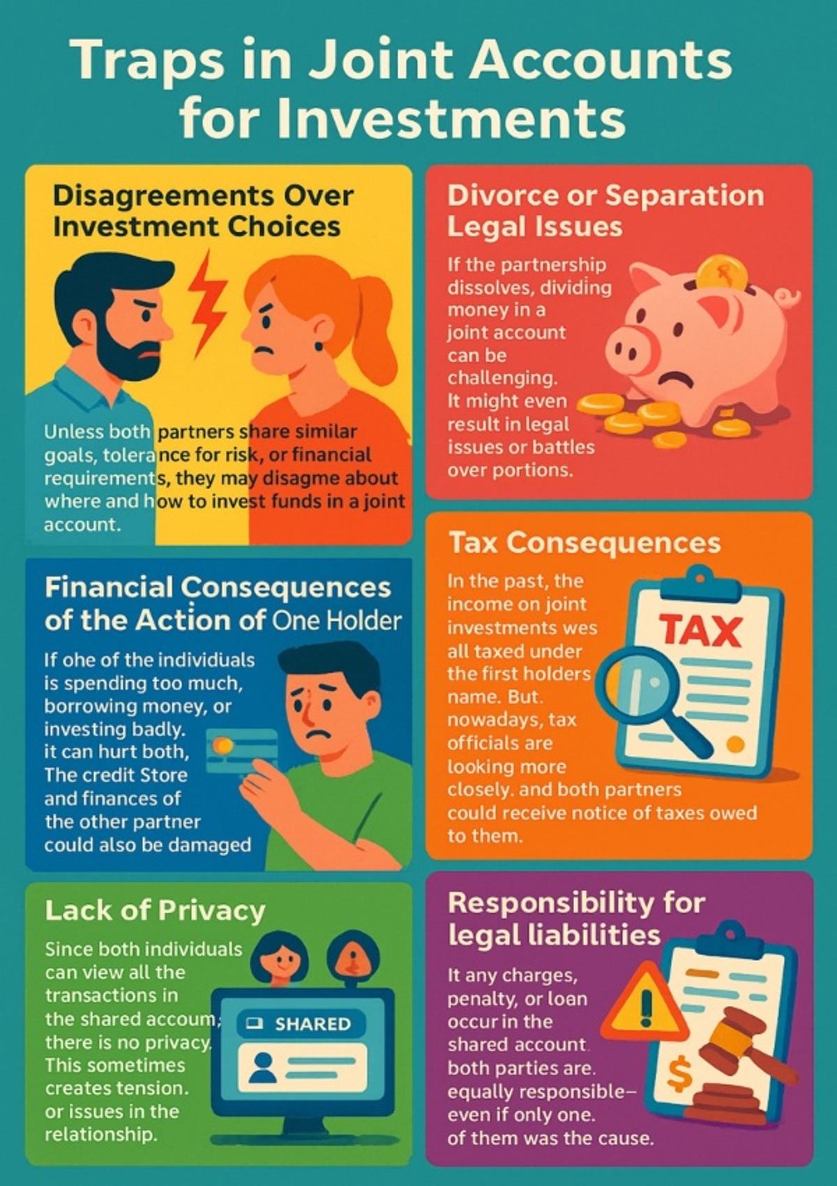 traps in joint accounts