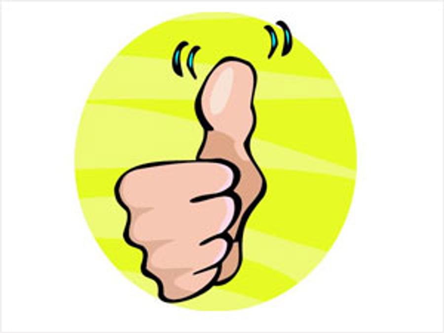 Thumbs up