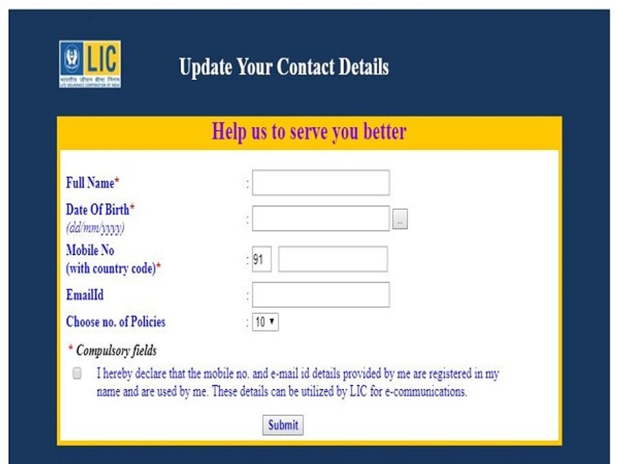 LIC helpdesk