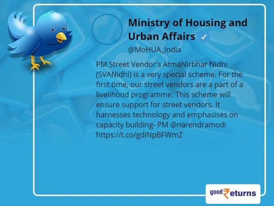 Govt Launches PM SVANidhi Mobile App For Extending Microcredit To Street Vendors