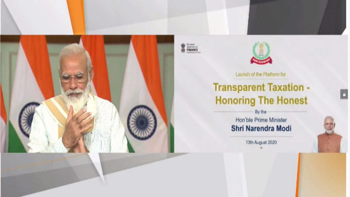 PM Modi Launches Transparent Taxation – Honoring the Honest Platform