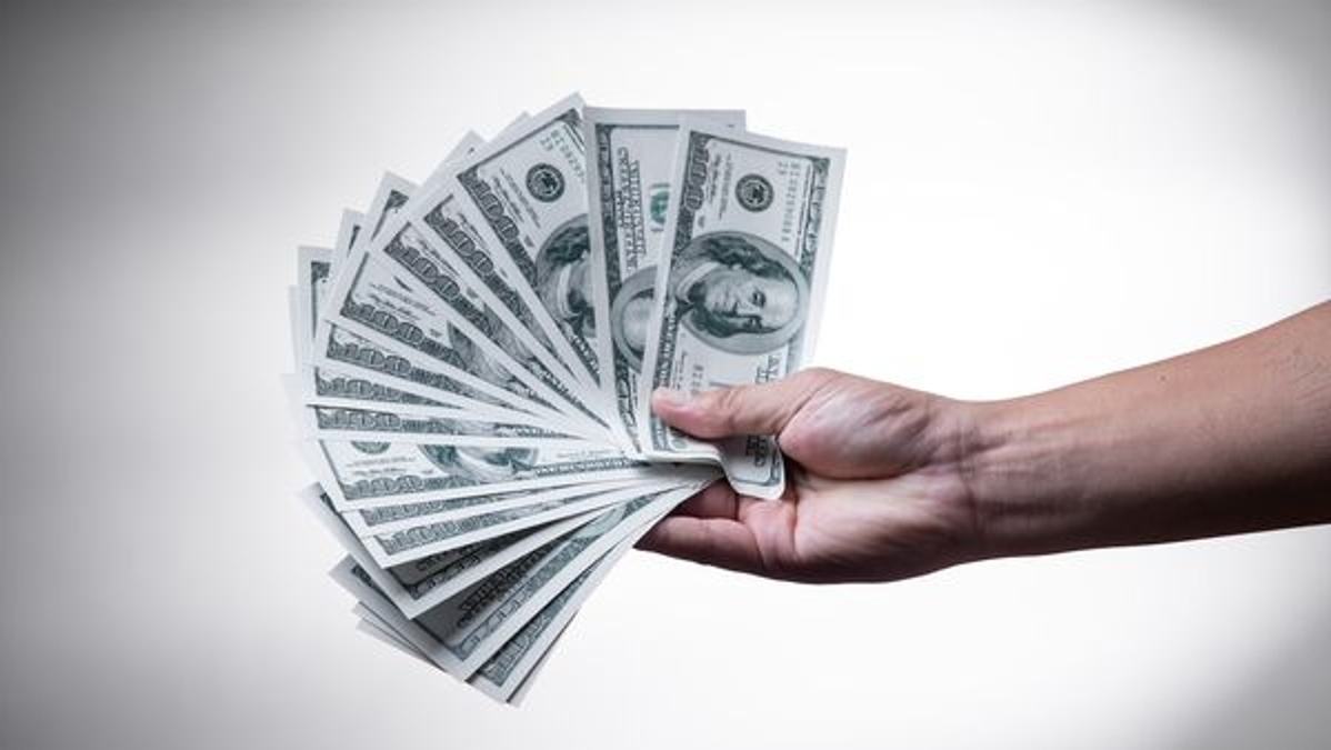 Graph showing the strengthening trend of the US dollar