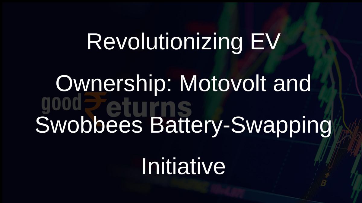 Revolutionizing EV Ownership: Motovolt and Swobbees Battery-Swapping Initiative