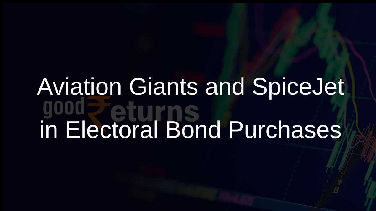 Aviation Giants and SpiceJet in Electoral Bond Purchases