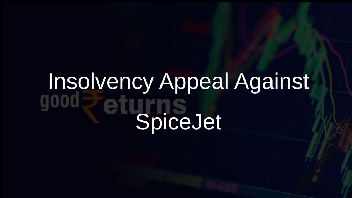 Insolvency Appeal Against SpiceJet