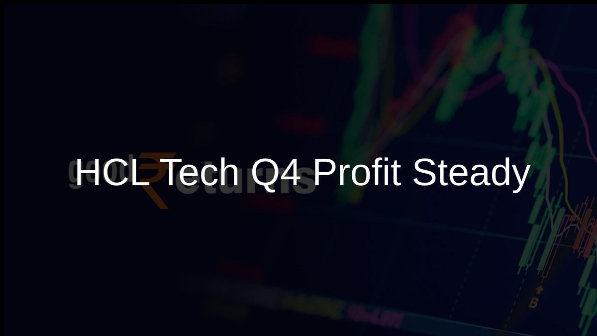 HCL Tech Q4 Profit Steady