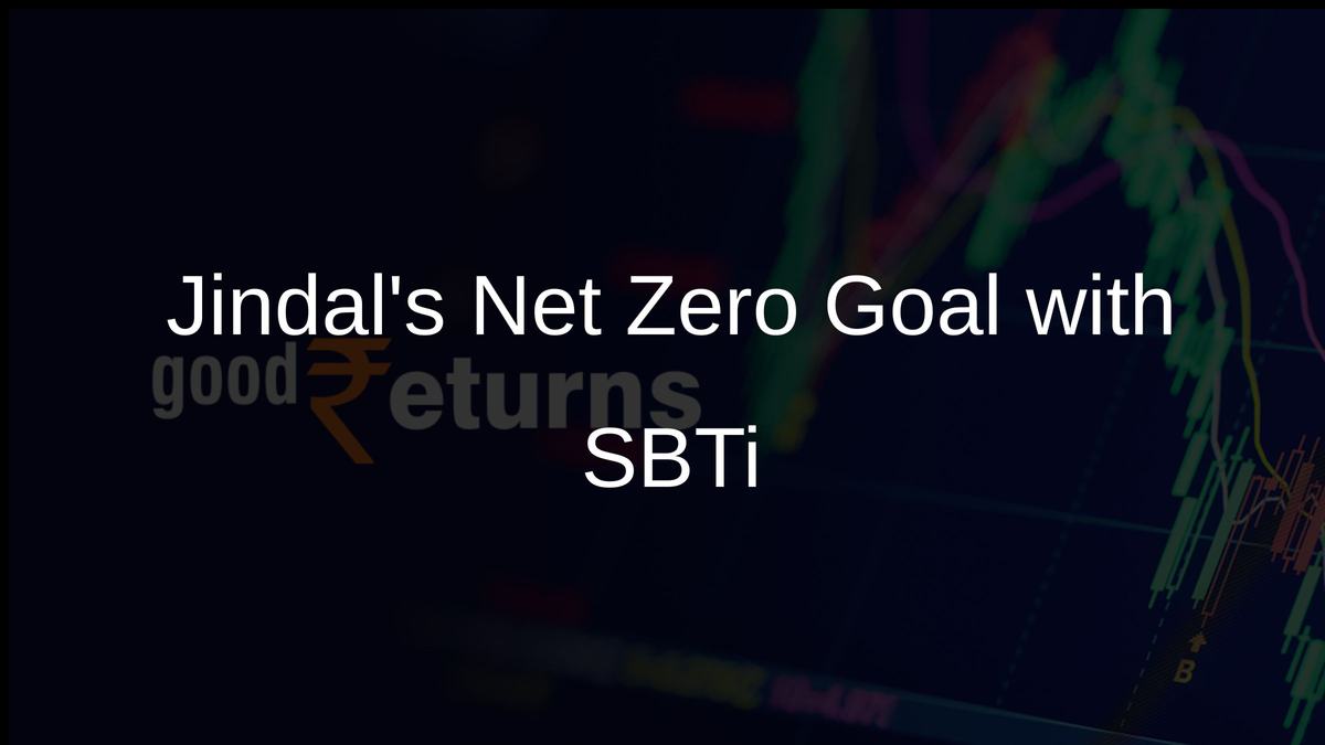 Jindals Net Zero Goal with SBTi