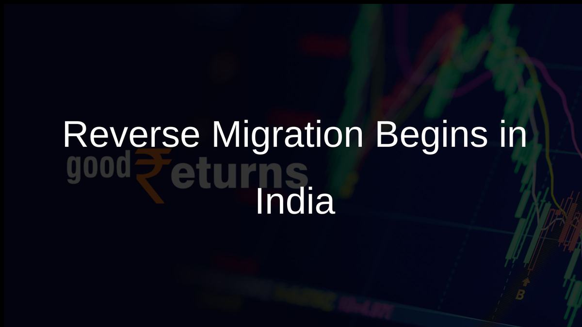 Reverse Migration Begins in India