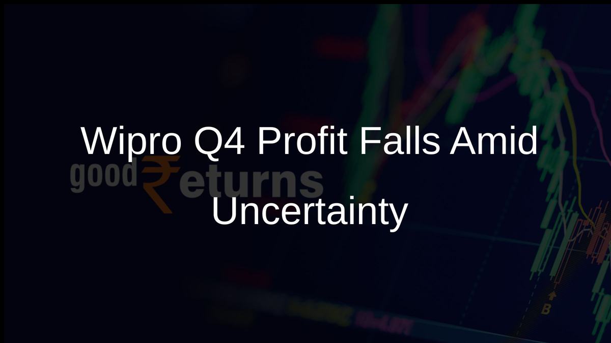 Wipro Q4 Profit Falls Amid Uncertainty