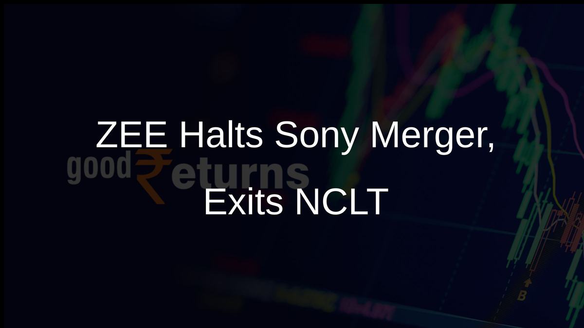 ZEE Halts Sony Merger, Exits NCLT