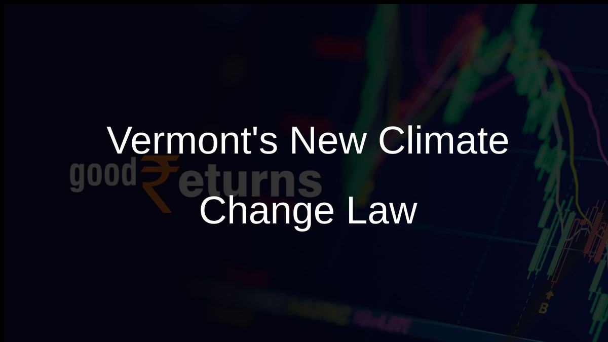Vermonts New Climate Change Law