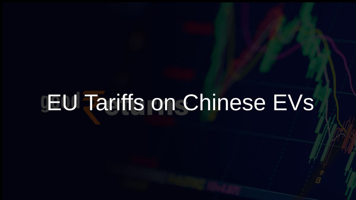 EU Tariffs on Chinese EVs
