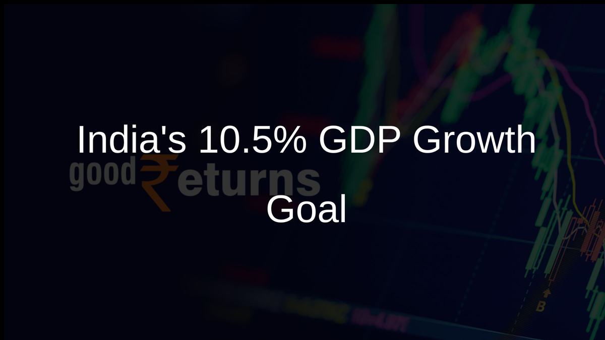 Indias 10.5% GDP Growth Goal