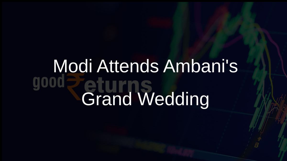 Modi Attends Ambanis Grand Wedding