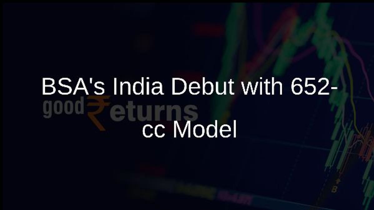 BSA Motorcycle Launches 652-cc Model in India at Rs 2.99 Lakh - Goodreturns