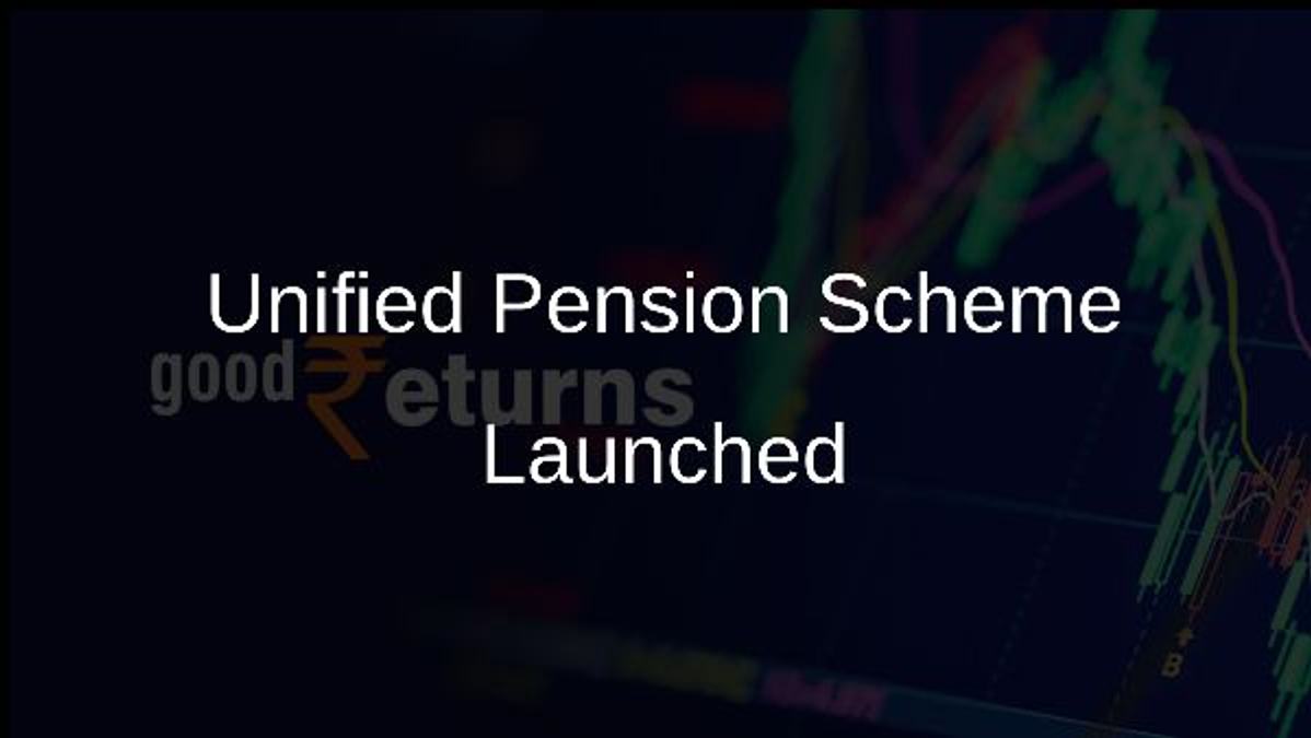 Unified Pension Scheme Launched