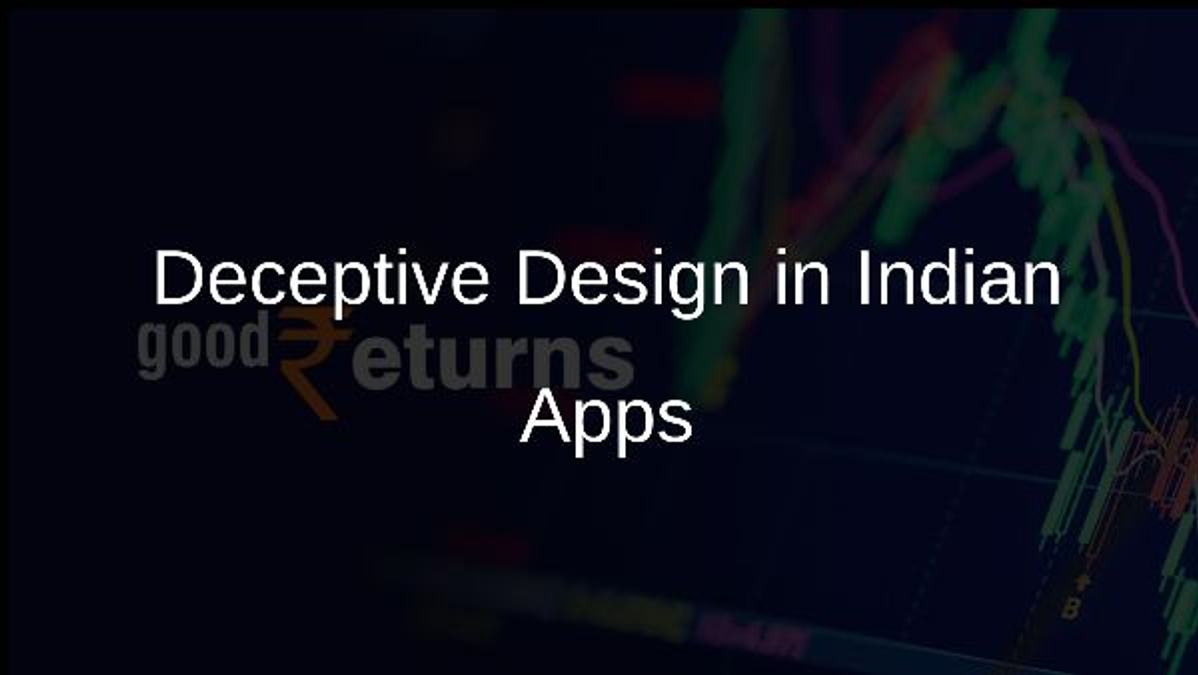 Deceptive Design in Indian Apps