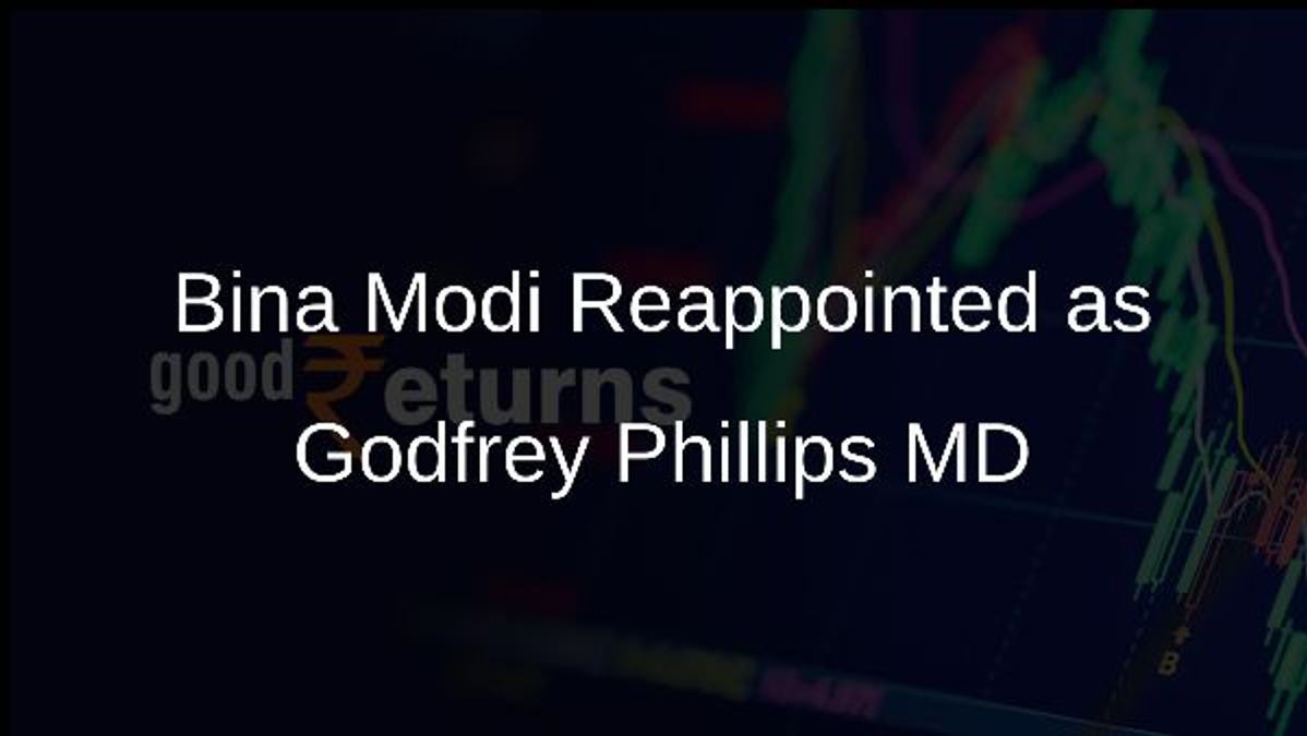 Bina Modi Reappointed as Godfrey Phillips MD