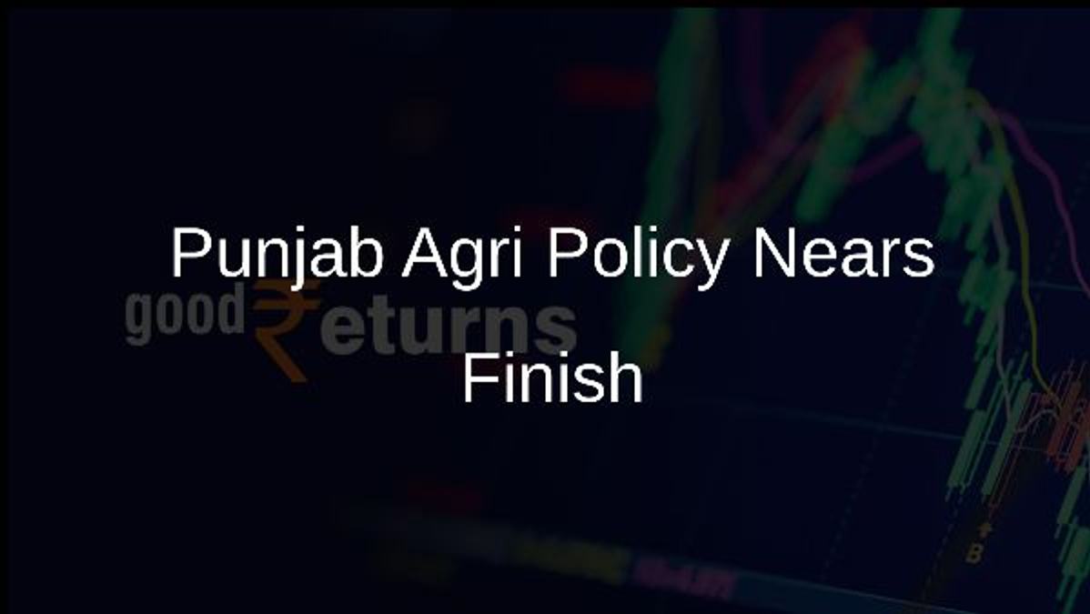 Punjab Agri Policy Nears Finish