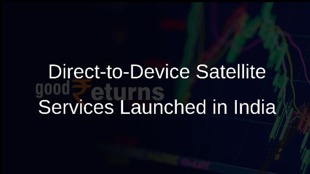 Direct-to-Device Satellite Services Launched in India