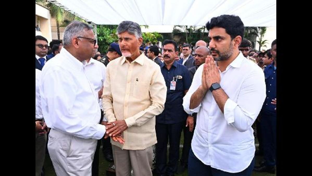 Nara Lokesh Discusses Anantapur with Tesla CFO
