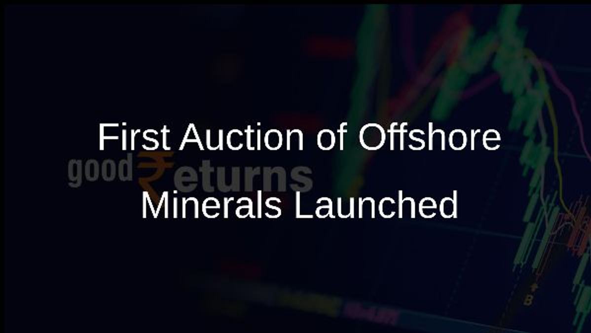 First Auction of Offshore Minerals Launched