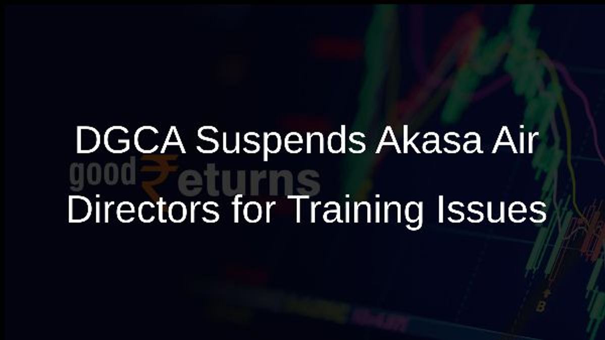 DGCA Suspends Akasa Air Directors for Training Issues