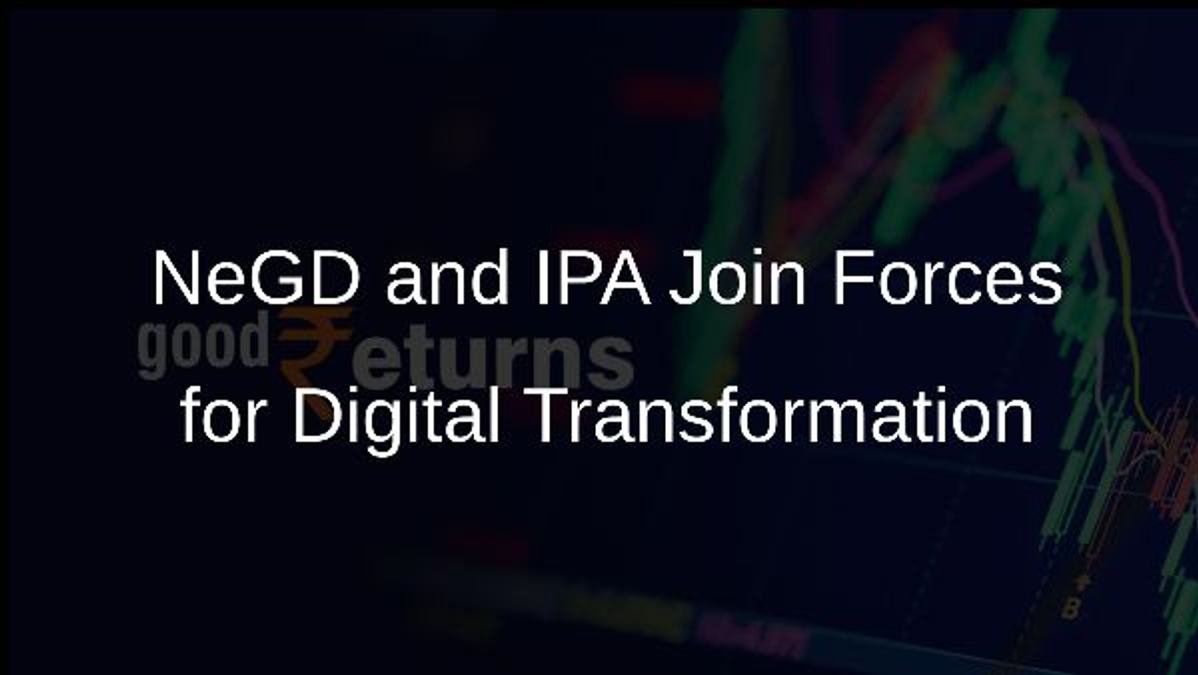 NeGD and IPA Join Forces for Digital Transformation