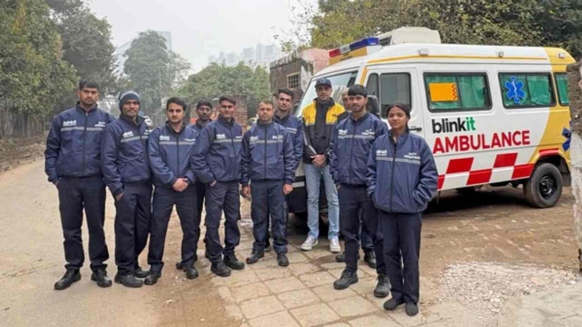 Blinkit Launches Ambulance Service In Gurgaon With 10-Minute Response Time