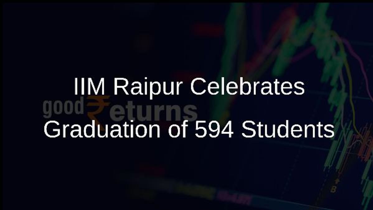 IIM Raipur Celebrates Graduation of 594 Students