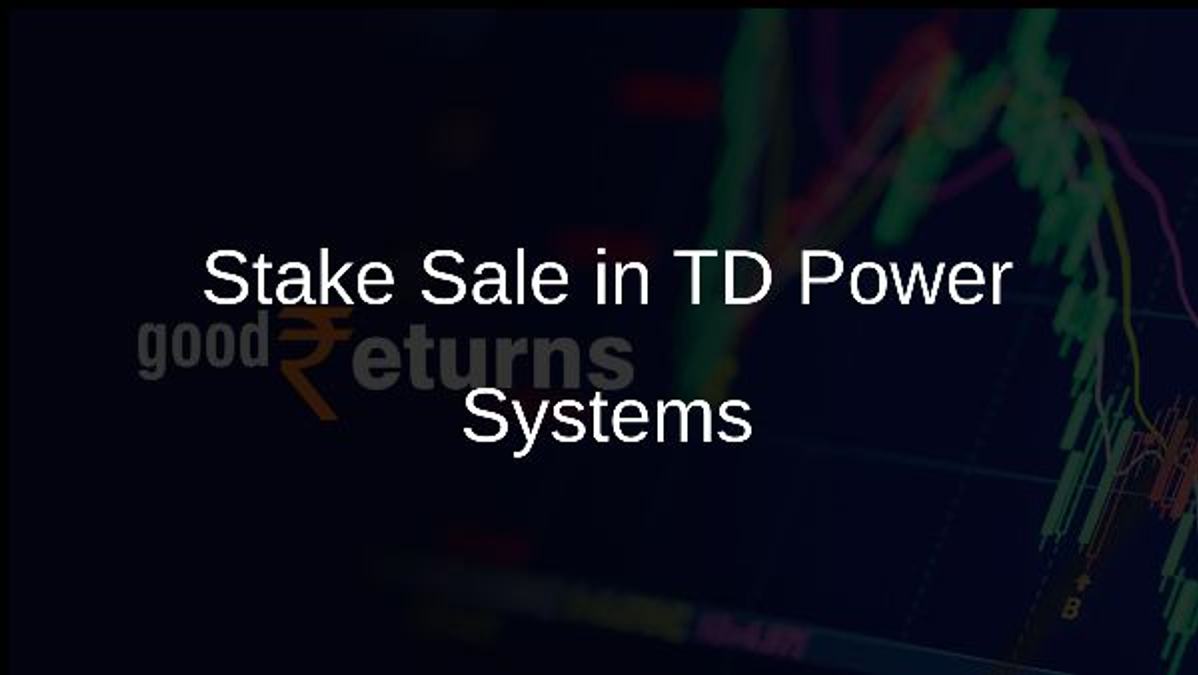 Stake Sale in TD Power Systems