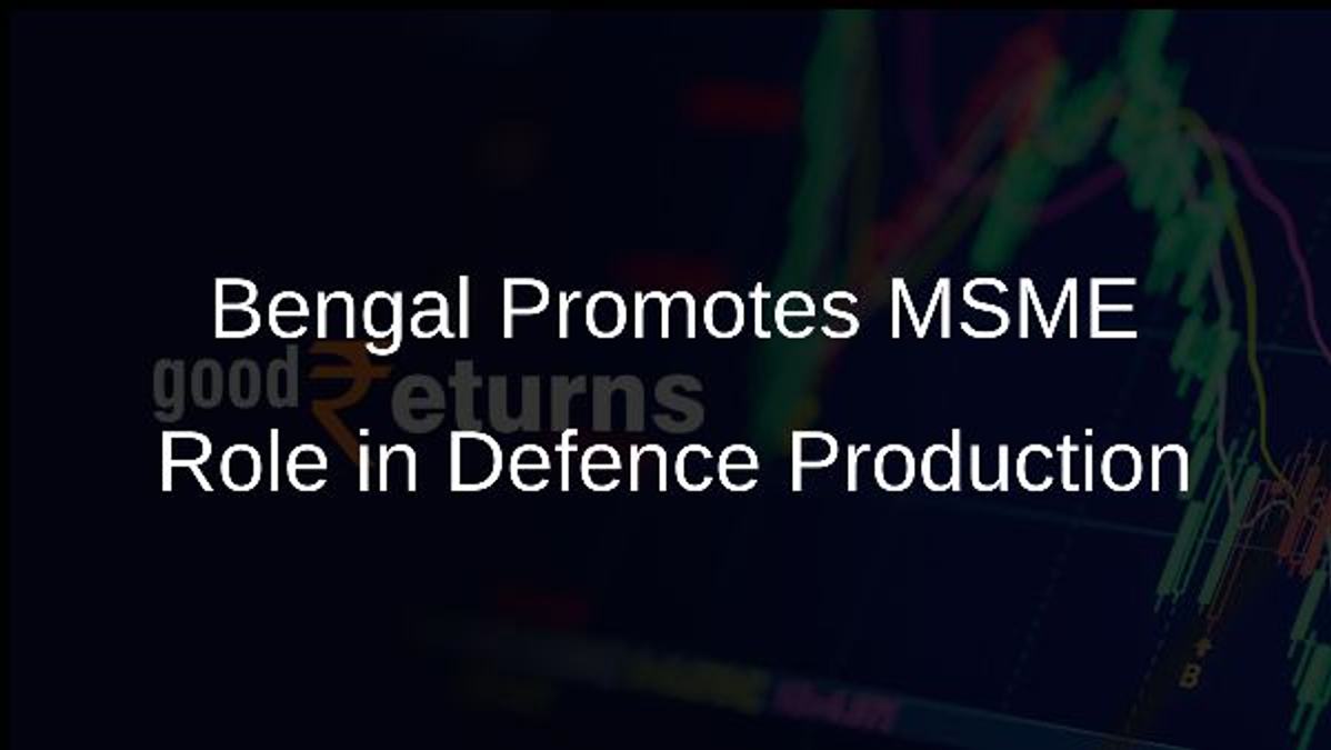 Bengal Promotes MSME Role in Defence Production