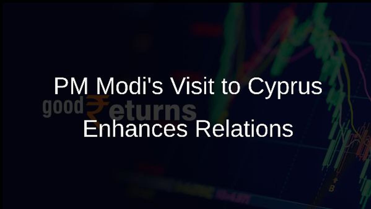 PM Modis Visit to Cyprus Enhances Relations