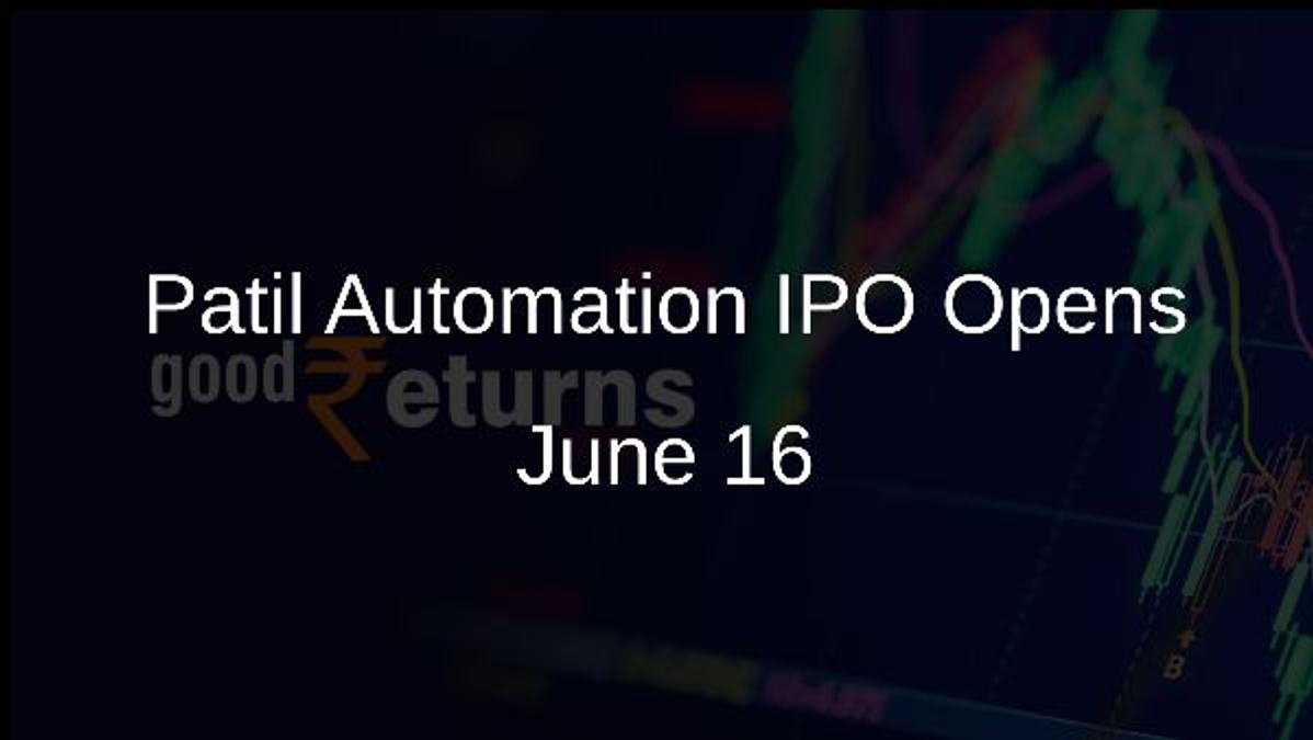 Patil Automation IPO Opens June 16