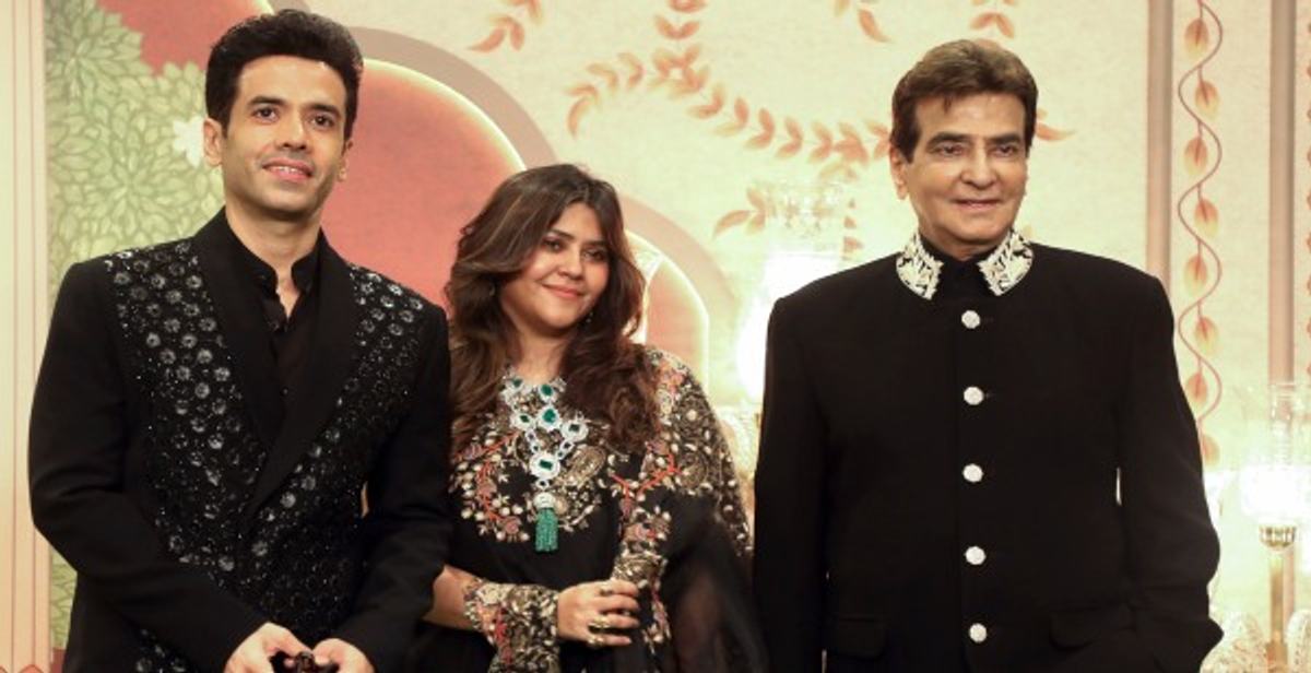 Jeetendra  Ekta Kapoor and Tushar Kapoor