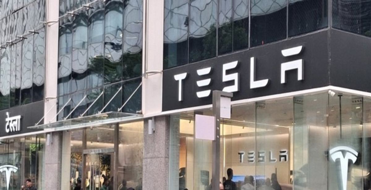 Tesla First Showroom Mumbai